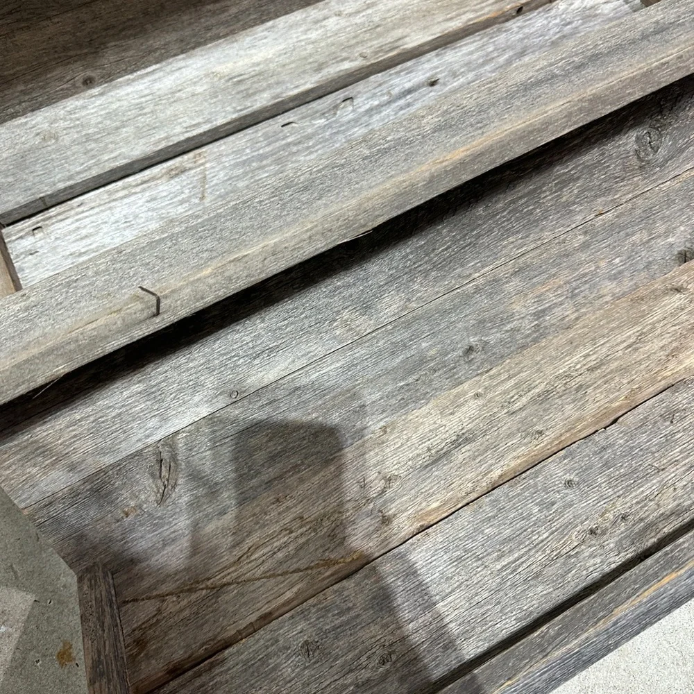 Reclaimed Barnwood Shelves